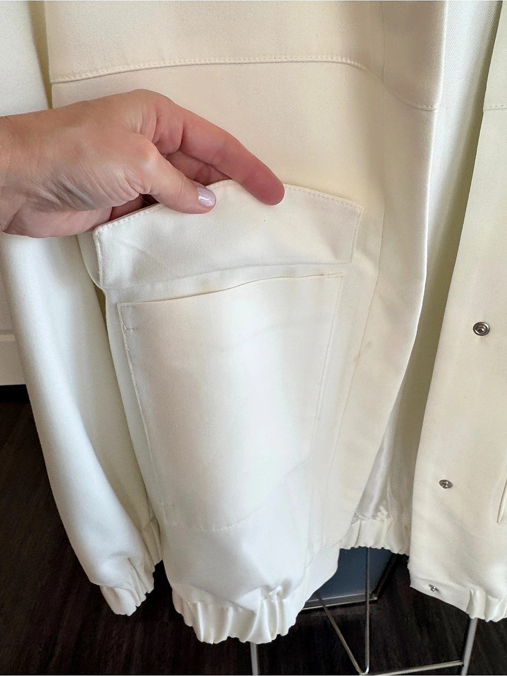White Zara Utility Jacket Size Small - Picture 6 of 14